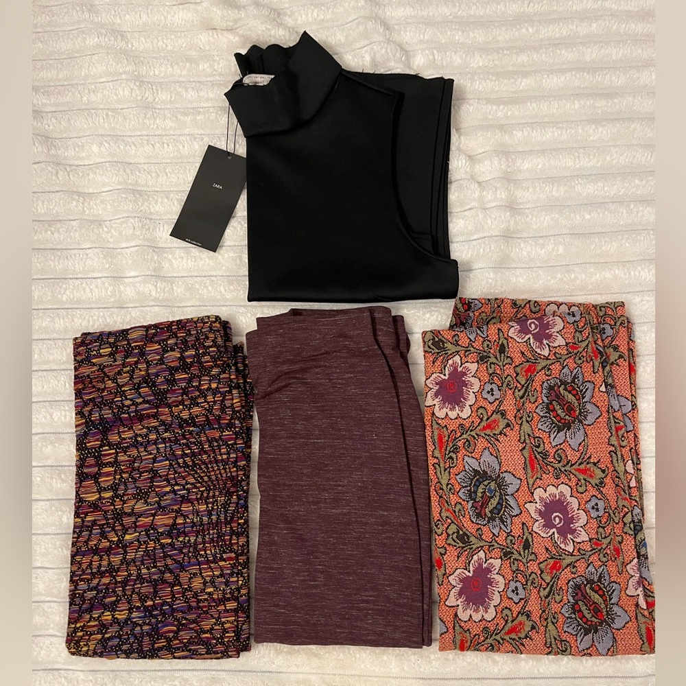 ZARA 1 top with 3 skirts to MIX N MATCH